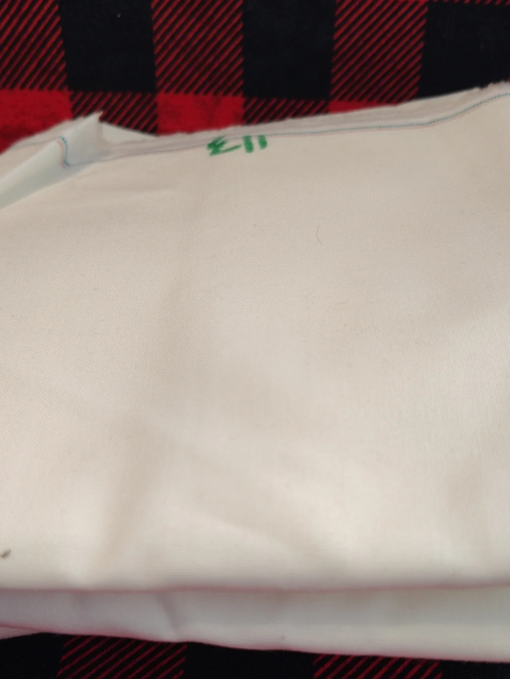 White Cotton Fabric Remnants 7 Piece Bundle 1/3 Yard Each